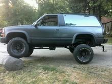 rock climbin with new 6'' lift