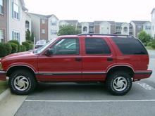 1.5" T-bar crank, 2" shackles, 30x9.50r15 General Grabber At2's