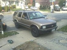 The results after taking the wheels off and carefully spraying the rims