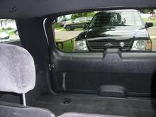 Back of the car,.. and thats my other car.. 04' Ford Explorer, now thats my husbands car ;-)