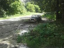 Started out the day buy going out and pulling my buddy out of this hole so we decided to go wheeling for the day