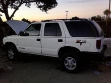 2 1/2" ROUGH COUNTRY SUSPENSION LIFT ADDED, 2" PERFORMANCE ACCESSORY BODY LIFT UGLY 15" STOCK WHEELS YUK! Z71 SKELETON DEER HUNTING BADGE