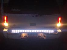 LED light bar with Reverse LED's