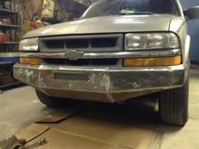my current build, a 2000 chevy blazer 4x4. i have custom built this bumper. made my own blueprints and did all the work by myself.