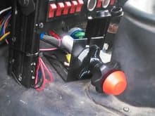 Custom switch panel from decommissioned police vehicle.