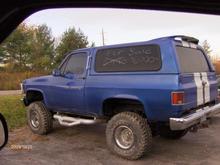 considering it's probably never been washed, the paint still has quite a shine to it.