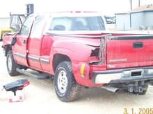 My Chevy Silverado stepside bought her of the Showroom. Flipped her on a San Antonio freeway on a rainy night. My baby..... I miss her. but bought the blazer shortly thereafter. She was one tough truck.