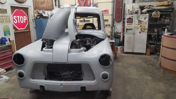 Fender and hood fitting on new core support 