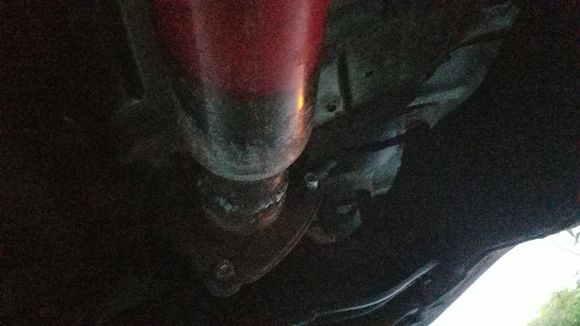 (Used) cherry bomb welded in, has a pretty good rumble for a six cylinder!
