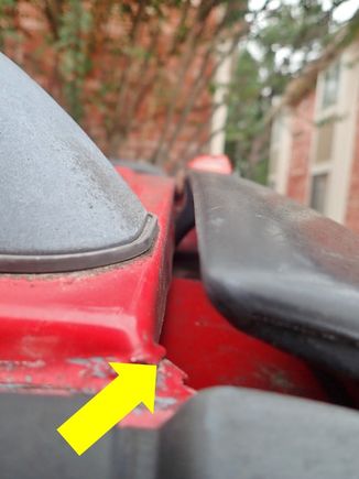 Top gap.  It's like an air scoop as I travel down the highway.