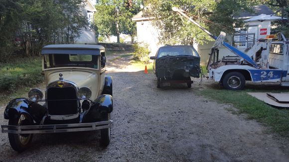 the 97 body leaving its chassis