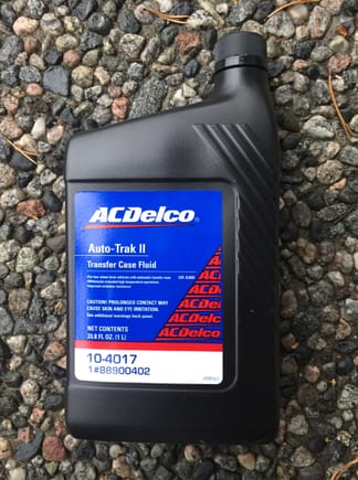 AC Delco Auto Trac II fluid for NV236 transfer case