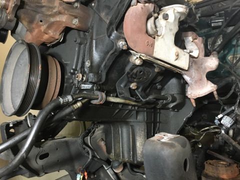 Typical leaks. Looks like 188K miles.