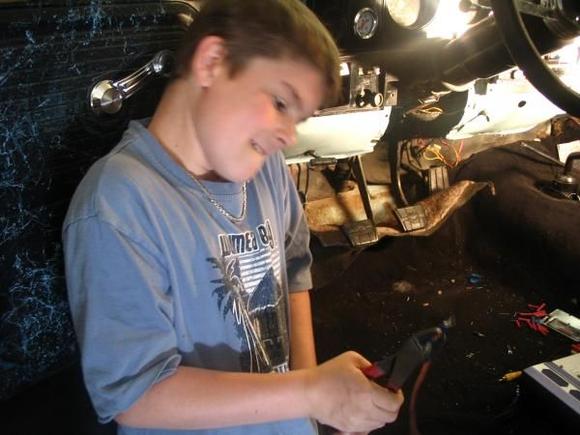 son doing sound system