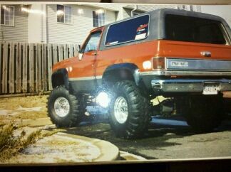 85 Blazer   40'' Super Swamper's on Weld wheels, D60 ARB, 14B Detroit, 4.88's