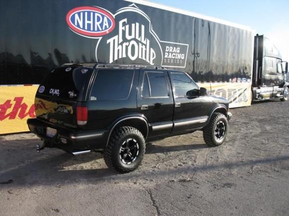 I don't drag race it
a buddy runs  Top Fuel and we use it for the tow rig from the big end back to the pit
