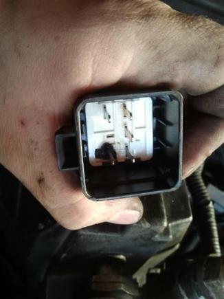 Burned Heater/AC Fan Relay
