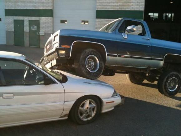 Wifes old car.