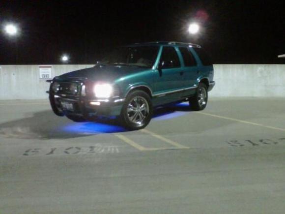 my old underglow and summer rims