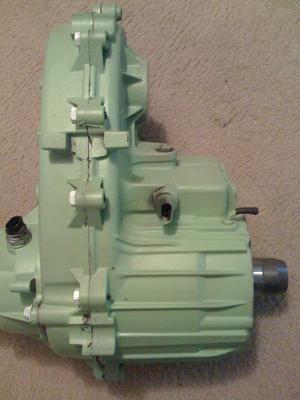 Transfer case after paint