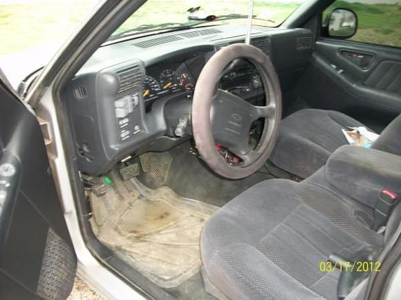 Interior cleaned up a little