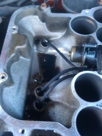 Where gas was flooded into the Engine