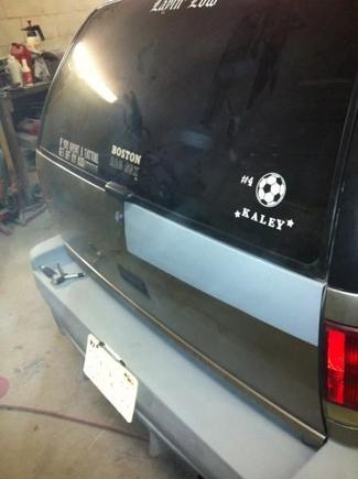 shaved rear wiper. next project is frenched license plate