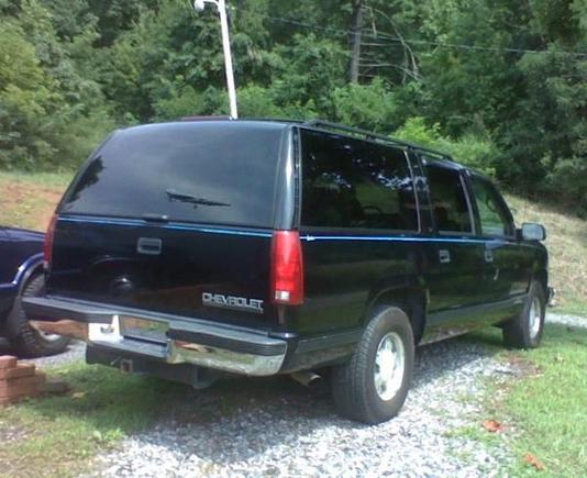 Bought another Suburban...... Its a 95 w/205 k miles but haz a lazer str8 rust free body...... Our 3 year old daughter callz it the school bus, we call it the Burban........