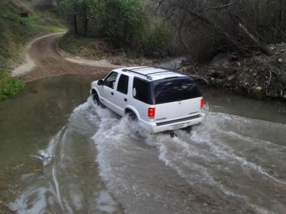 Gettin' wet!