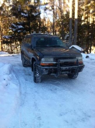 2000 blazer in nova scotian winter