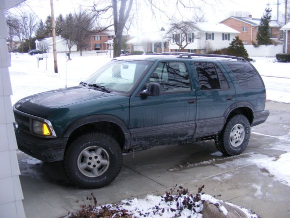 Picture is before I installed the M/T rims, shackels and tire rack.