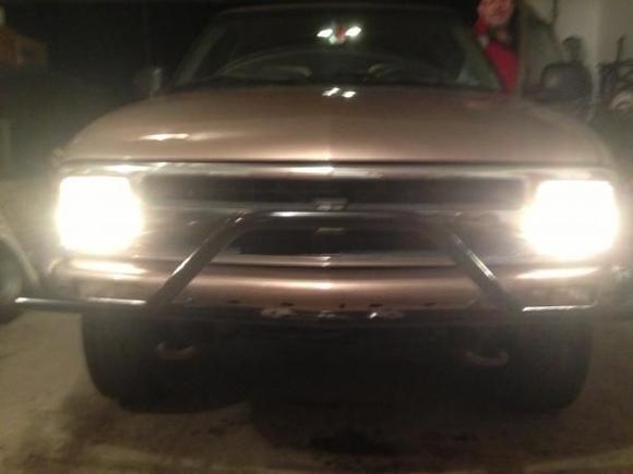 Front view of baja eliminator light bar from off road warehouse
