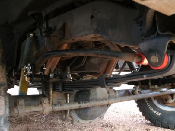 Sway bar disconnects and new spring bushings
