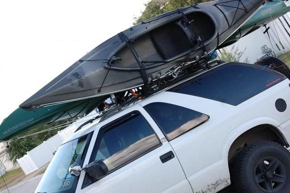 Got tie downs made up and ready so that yak's are secure and road ready...