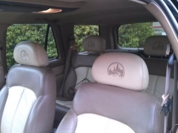 two-tone leather trailblazer trim