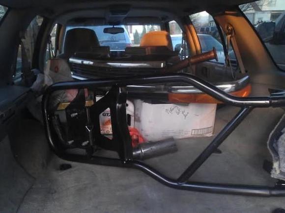 interior completely dirty right now from installation of the swing arm