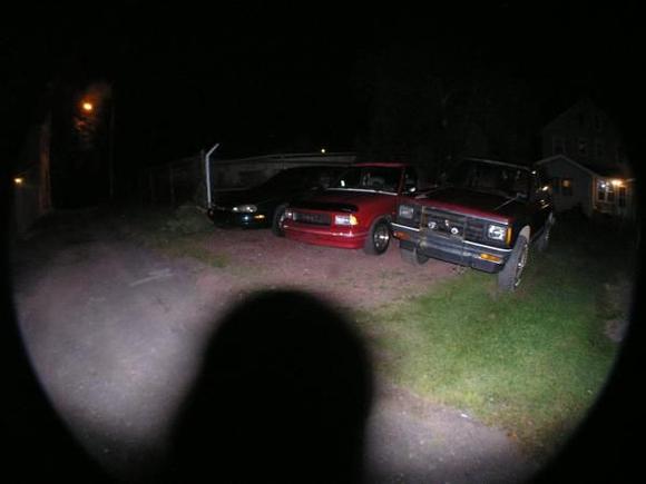 The Lumina, my Brothers Sonoma, and My Blazer