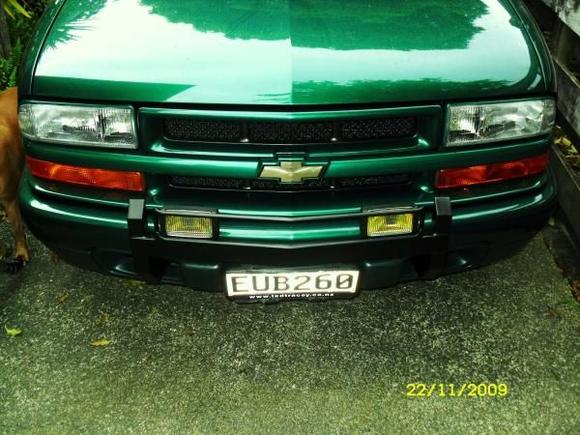 Front foglight bar