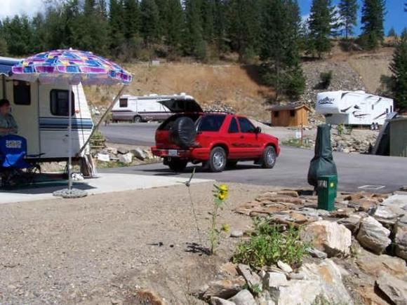 Camping on the Shuswap in beautiful BC, Canada