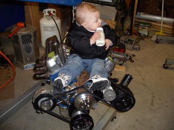 Tried getting a new kinda whine for the blower.