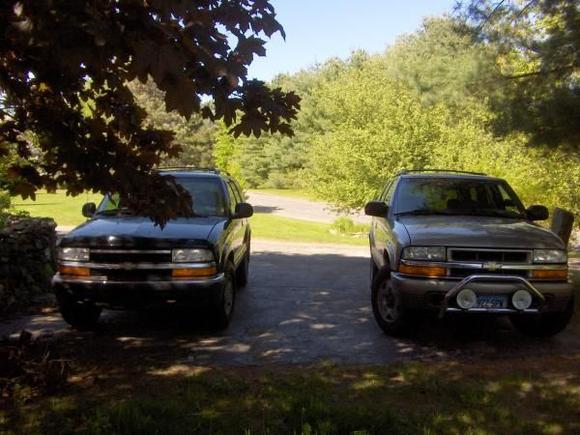 My Old Green 98' *Blazoo* with my New Tan 02' *Lazy-Man*