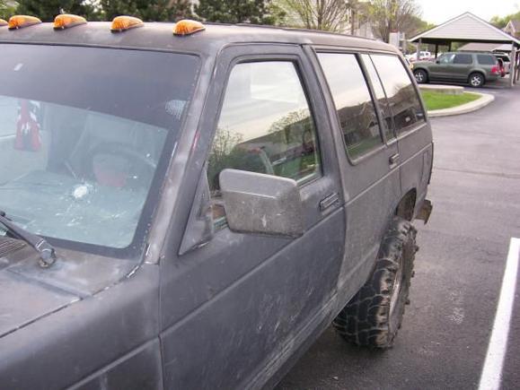 my busted ass windshield thats getting changed this weekend