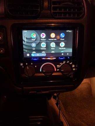 Pioneer NEX in my 2001 Blazer with hands free and back up cam.