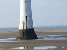 Lighthouse in the Mersey.