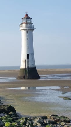 Lighthouse in the Mersey.