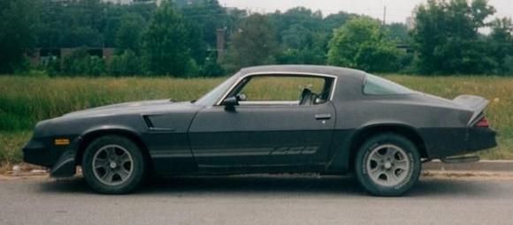 My old 81' Z28.  Grey with silver interior.