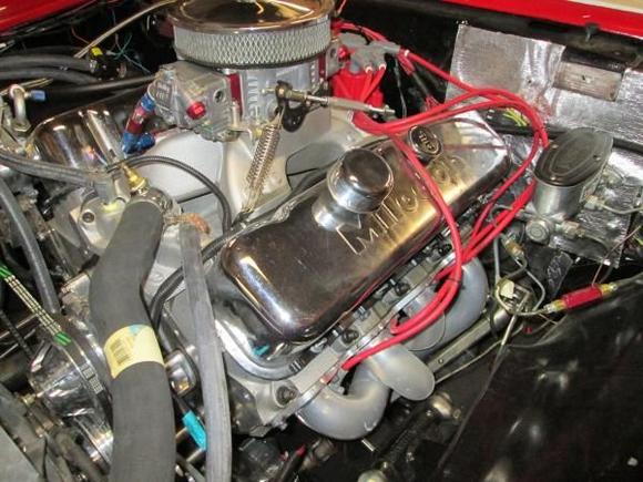 632 All aluminum block and heads. 1150 Dominator, custom headers.