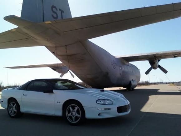 Camaro with a C-130