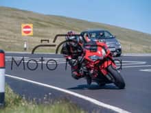 Picture of me last year going around windy corner at the TT