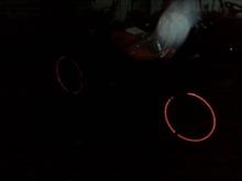 ghost???? No light in the garage only the flash.